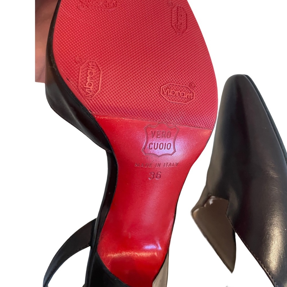Christian Louboutin Y2K Brown (3.5”) Pointed Toe Slingback Pumps Shoes heels 36 - Picture 11 of 12